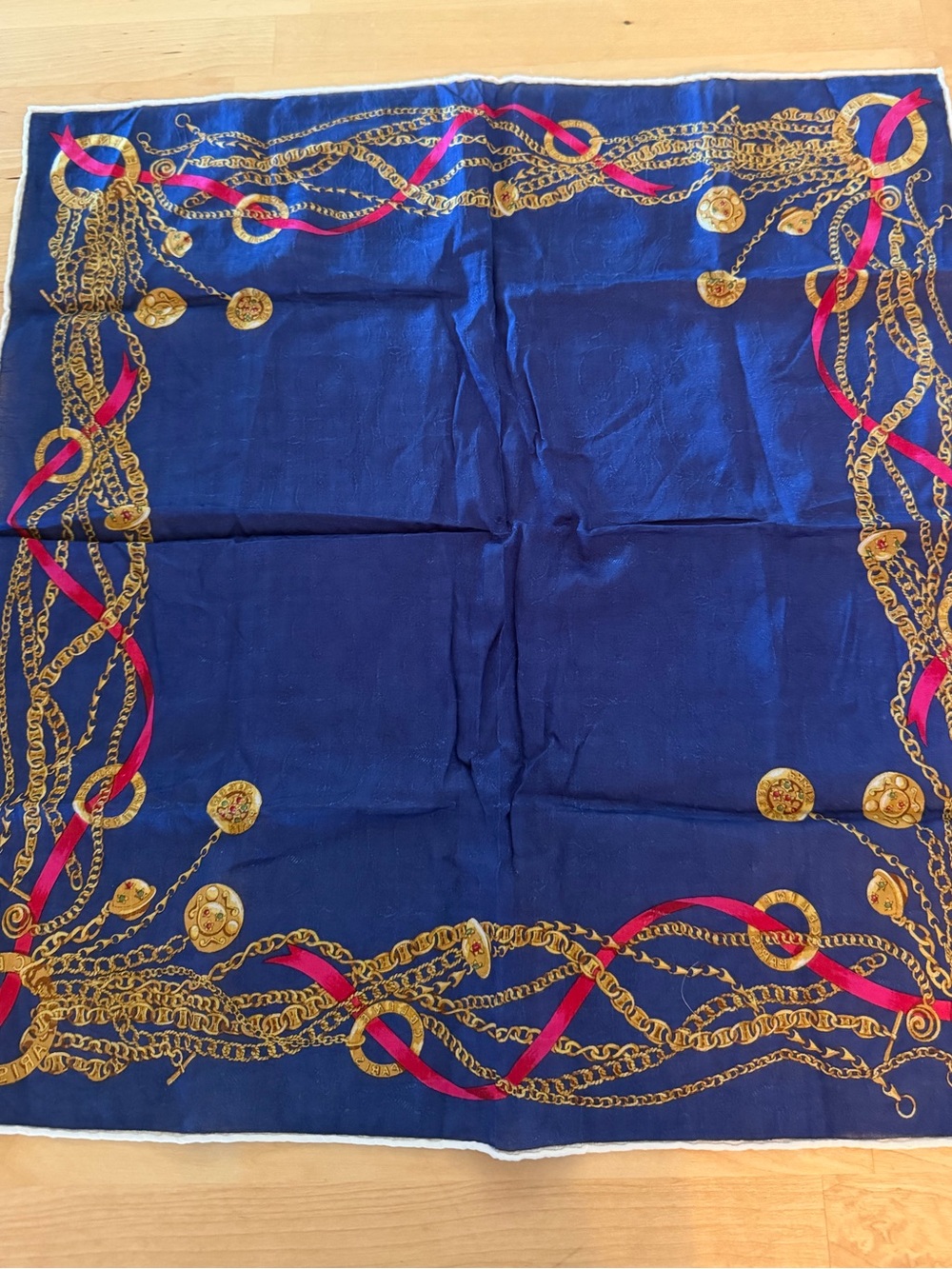 Vintage Celine Handkerchief 18.5in x 18.5in